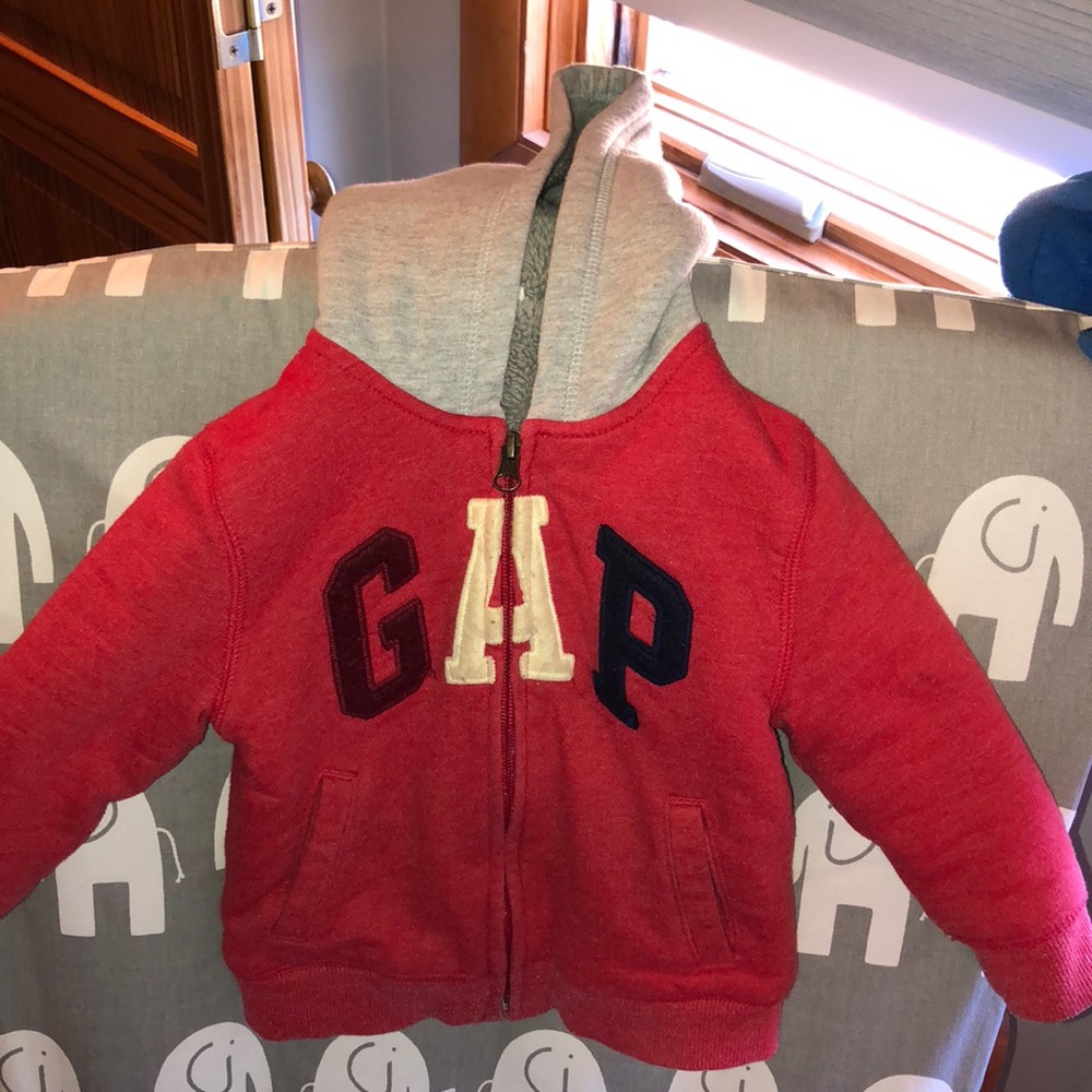 Baby gap fleece lined toddler hoodie